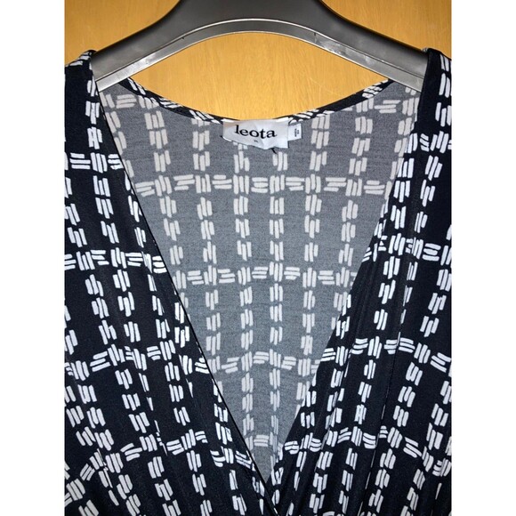 Leota faux wrap dress Size 2L VG - Picture 3 of 3